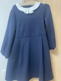 KUMIKYOKU ネイビー ワンピース 120