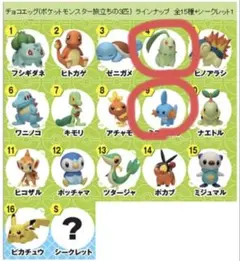 ポケモン チョコエッグ チコリータ ミズゴロウ
