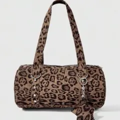 SHEIN ROMWE ヒョウ柄 トートバッグ