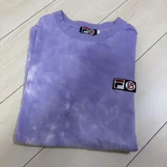 【美品】FILA×BE:FIRSTコラボTシャツ パープル Lサイズ