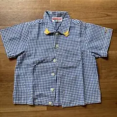 ミキハウス mikihouse 半袖シャツ 90サイズ ギンガムチェック