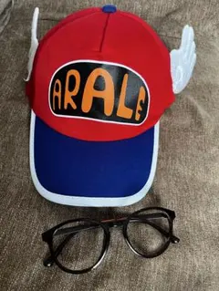 ARALE ウィングキャップとメガネセット
