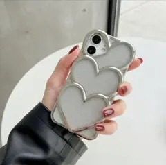 ハート型透明iPhone16Proケース