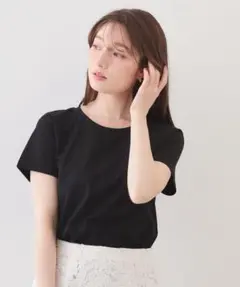 【UVケア／接触冷感／吸水速乾】薄手なのに透けにくい！ベーシックTシャツのサムネイル