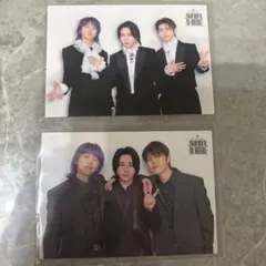 【2枚】ミセスグリーンアップルゼンジン未到とイミュータブル　フォトカード3人集合