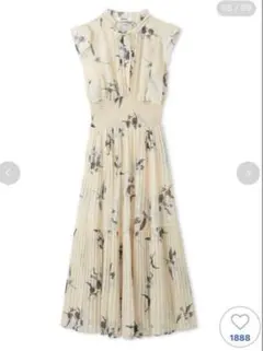 snidel Sustainable20周年 花柄 プリントワンピース　P