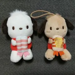はぴだんぶい スシロー ポチャッコ　ぬいぐるみマスコット