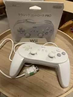 Wii クラシックコントローラ PRO ホワイト(箱付き)