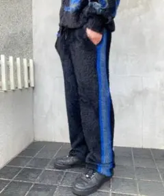 DankeSchon.美品未使用S 黒スリムフィットパンツ ジッパーポケット付き