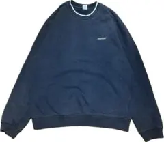 【古着】Reebok リーボック クルーネック スウェット ワンポイント 刺繍