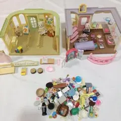 シルバニアファミリー 病院 ショップ 人形 小物 大量セット