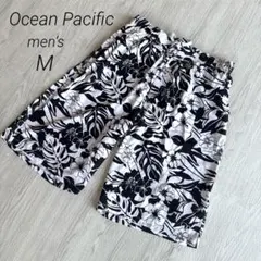 【オーシャンパシフィック】ショートパンツ ハーフパンツ 南国風 夏服 M 美品のサムネイル