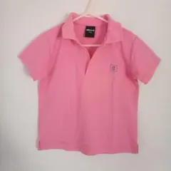 COMME CA ISM ピンク ポロシャツ 120A
