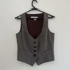 ZARA BASIC ボタン付きベスト Sのサムネイル