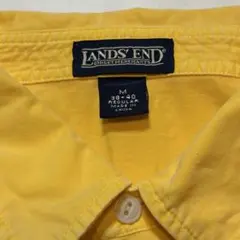 ランズエンド LANDS' END コットンポロシャツ イエロー Mサイズのサムネイル