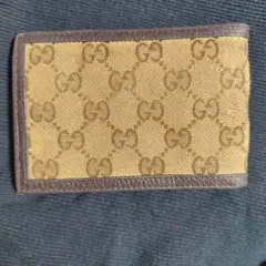 GUCCI GGキャンバス 二つ折り財布 ブラウンのサムネイル