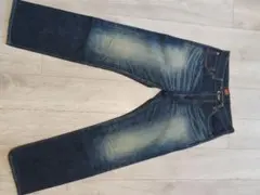キャリー　デニム　ユーズド加工　size３４インチのサムネイル