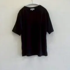 ［ABAHOUSE］ブラックTシャツ(3L)/大きめサイズ シンプルのサムネイル