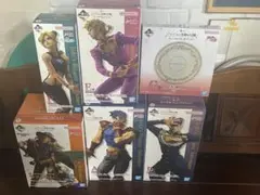 ジョジョ 一番くじ A賞D賞E賞F賞ラストワン賞 H賞5種＋α 計34点セット