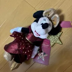 【限定】 ミニー プラッシュキーチェーン 東京ディズニーリゾート店25周年