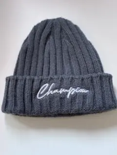 Champion グレー ニット帽 52~54cm