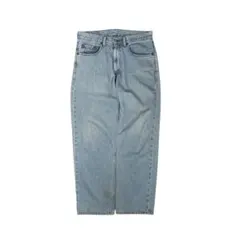 00s Levi's 550ストレートデニム アイスブルー シルバータブ