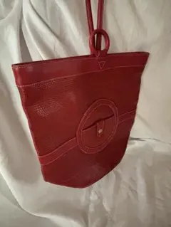 ☆ALIZE アリゼ☆2wayショルダーバッグ　斜め掛けバッグ　落ち着いた赤色