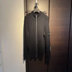 美品【ストーンアイランド】22AW 上杉柊平着用 ドライバーズニット 黒