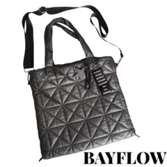 BAYFLOW トートバッグ A4 チャーム 3WAY キルト ショルダーバッグ