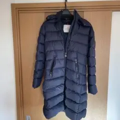 MONCLER ネイビー ロングダウンジャケット