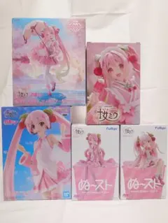 【送料込】桜ミク　フィギュアセット