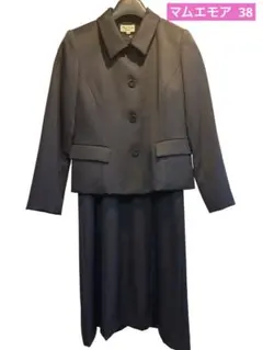 【美品】マムエモア　お受験　お母様スーツセットアップ　38
