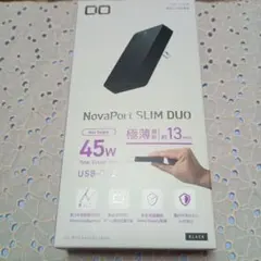 新品未使用★Nova Port SLIM DUO 充電器 45W ブラック