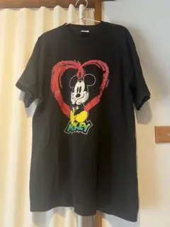 ミッキーマウス Tシャツ XLサイズ ブラック