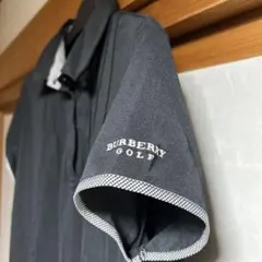 バーバリーBURBERRY半袖ポロシャツ LL ブラック