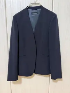 green label relaxing⭐︎ノーカラージャケットネイビー38