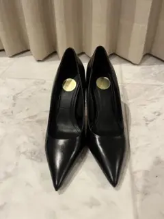 ZARA ポインテッドトゥ パンプス ブラックのサムネイル