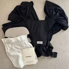 コニー抱っこ紐FLEX AirMesh サイズ調整可能XS-XL ブラック