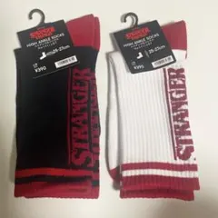 新品未使用★限定完売品 GU×ストレンジャーシングス靴下2点セット25-27cm