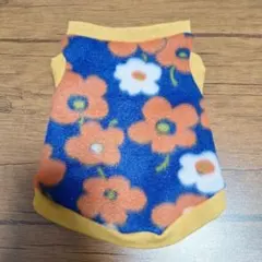 ハンドメイド犬服　タンクトップ　フリース