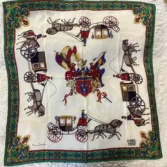 ピエール・カルダン　イタリア製？大判スカーフ　ビンテージ