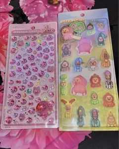 こびとづかん おしりシール しずくちゃん ボンボンドロップシールミニ 2個セット