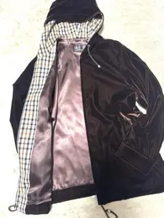 【極美品】DAKS LONDON ベルベット パーカー ハウスチェック