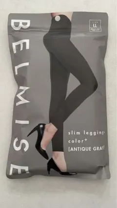 BELMISE スリムレギンス LL アンティークグレー