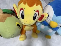ポケモン ミジュマル ツタージャ ポカブ 初夢 ぬいぐるみ 2012 等身大