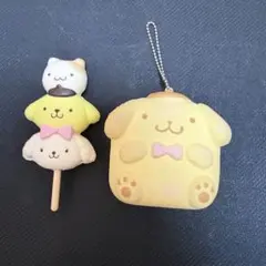 BLOOMスクイーズポムポムプリン・シナモロール・森野牛乳3点セット BLOOMスクイーズポムポムプリン・シナモロール・森野牛乳3点セット