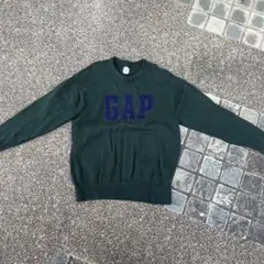 GAP グリーン クルーネック トレーナー