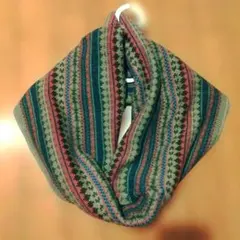 幾何学模様 スヌード