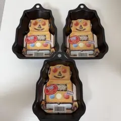 貝印 KAISER キャラクターケーキ型 ロボット 3個セット