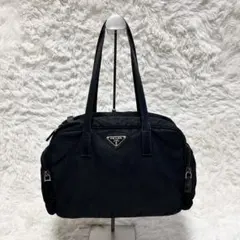 PRADA プラダ ナイロン トートバッグ ハンドバッグ ミニボストン ブラック